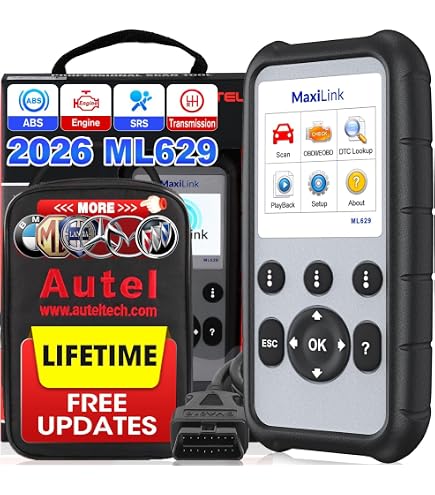 Amazon.com: Autel MaxiLink ML629 Automotive OBD2 Scanner, 2026
